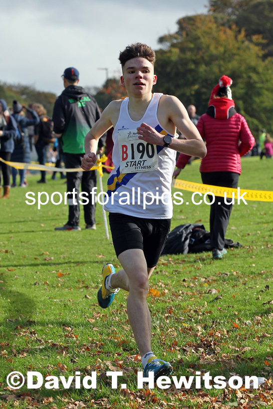 Mens under-17s Northern Cross Country Relays, Graves Park, Sheffield. Photo: David T. Hewitson/Sports for All Pics